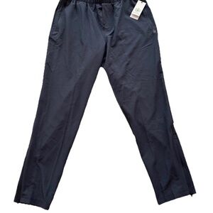 Gaiam Mens Lunge Pants Cool Grey Gray Zip Pockets Large L